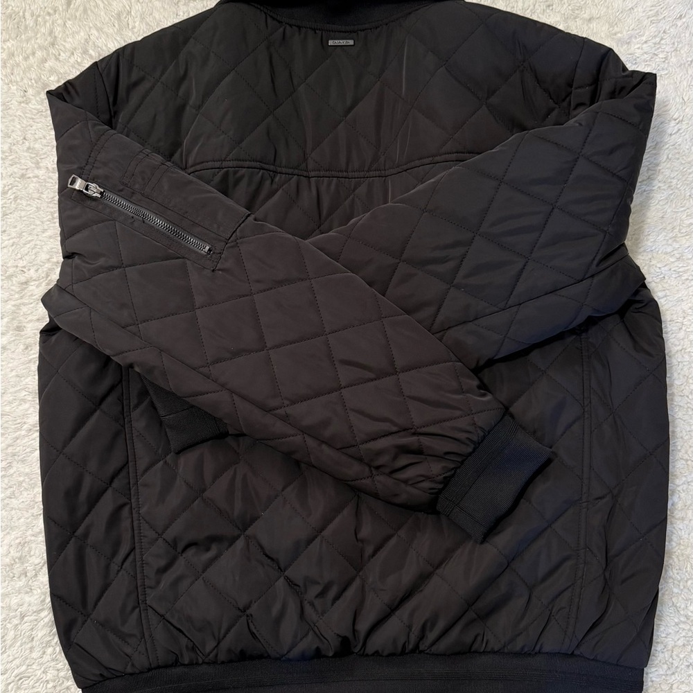 Calvin Klein Men's Black Quilted Bomber Jacket - Picture 5 of 9